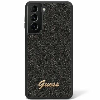 Originálne puzdro GUESS GUHCS23MHGGSHK pre SAMSUNG S23 Plus (Fixed Glitter / čierne)