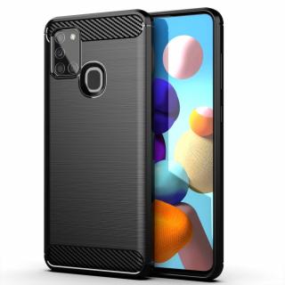 Puzdro CARBON pre SAMSUNG Galaxy A21S čierne