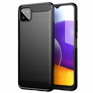 Puzdro CARBON PRO pre SAMSUNG A22 5G čierne