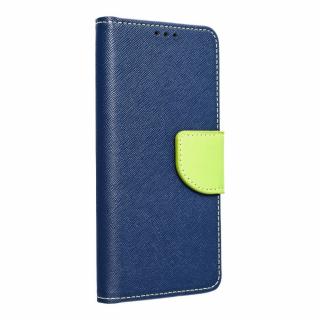 Puzdro Fancy Book pre XIAOMI POCO M4 PRO 5G / Redmi Note 11T 5G / Redmi Note 11S 5G modré / limetkové