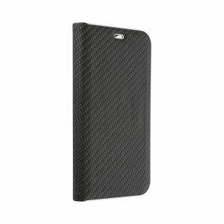 Puzdro LUNA Book Carbon pre Xiaomi  Redmi 12C čierne