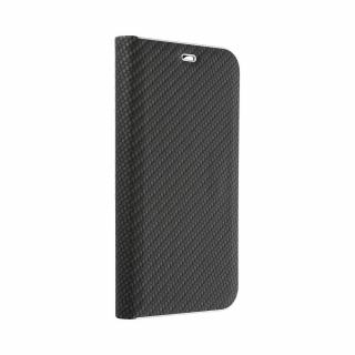 Puzdro LUNA Book Carbon pre Xiaomi  Redmi NOTE 10 Pro čierne