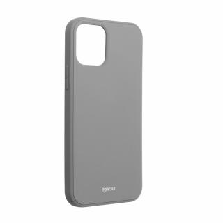 Puzdro Roar Colorful Jelly Case pre iPhone 12 / 12 Pro šedé