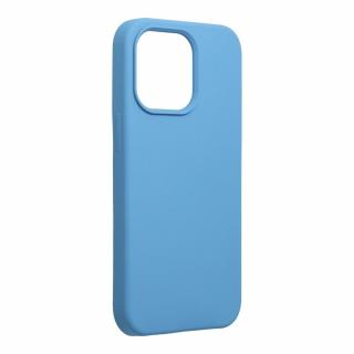 Silikónový kryt SILICONE PREMIUM pre IPHONE 13 PRO modrý (bez výrezu na logo)