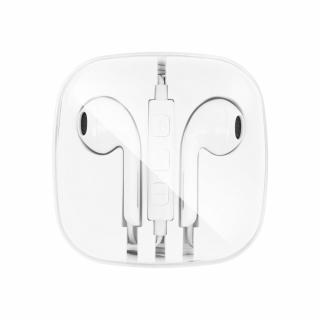 Stereo slúchadlá pre Apple iPhone Lightning 8-pin NEW BOX biele