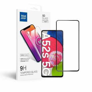 Tvrdené sklo 5D Blue Star - Samsung  A52/52s 5G/LTE   - okraj čierny