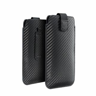 Uni Púzdro Forcell POCKET Carbon Model 02 pro APPLE IPHONE 5 / 5S / 5SE / 5C