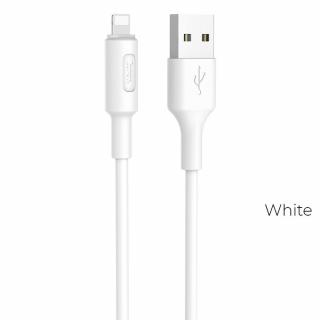 USB kábel HOCO SOARER Lightning 8-pin X25, 1m, biely
