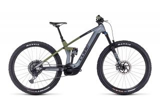 E-Bike CUBE Stereo Hybrid 140 HPC TM 750 flashgrey´n´olive Veľkosť: M