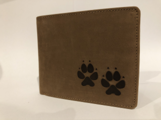 Kožená peňaženka - Psie Labky