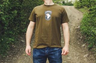 Mil-Tec tričko airborne olivové 145g/m2 Veľkosť: L