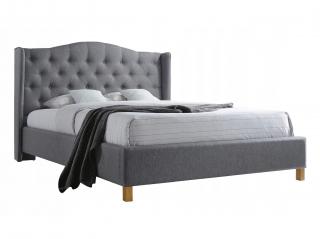 Manželská čalúnená posteľ Aspen Rozmer: 160x200