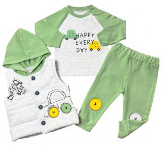 3dielny chlapčenský set pre bábätká - Beep veľkosť: 86 (12-18m)