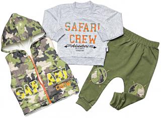3dielny chlapčenský set pre bábätká - Safari veľkosť: 68 (4-6m)