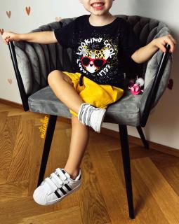 Chlapčenský letný set- Cool, čierno-žltý veľkosť: 92 (18-24m)