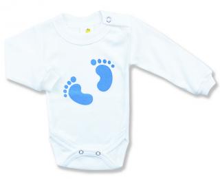 Detské body - Baby stopy, biele veľkosť: 92 (18-24m)