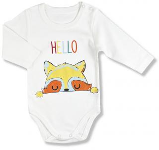 Detské body - Hello Líška veľkosť: 62 (2-4m)