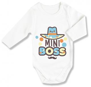 Detské body - Mini Boss, Lullaby, dlhý rukáv veľkosť: 62 (2-4m)