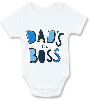 Detské body - Otecko je Šéf veľkosť: 80 (9-12m)