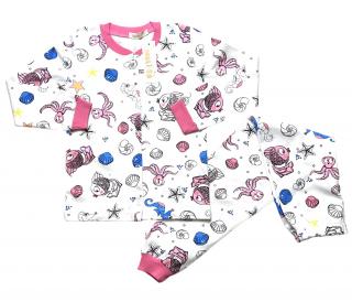 Detské dievčenské pyžamo - Podmorský svet veľkosť: 116 (6rokov)
