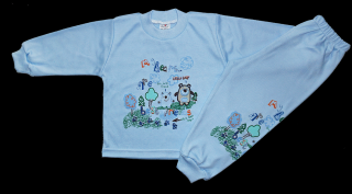 Detské pyžamo - BEAR, modré veľkosť: 92 (18-24m)