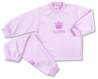 Detské pyžamo - Queen, ružové veľkosť: 92 (18-24m)
