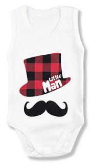 Kojenecké tielkové body - Little Man veľkosť: 80 (9-12m)