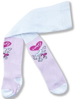 Protišmykové pančuchy pre bábätká - Lovely veľkosť: 6-12m