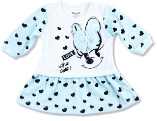 Semišové šaty pre bábätká - Láska na prvý pohľad, tyrkysový veľkosť: 68-74