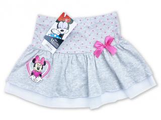 Suknička- Minnie Mouse, sivá veľkosť: 134 (9rokov)