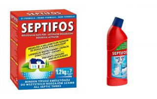 Septifos 1,2 kg + WC gel 750 ml