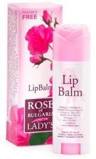 Balzam na pery z ružovej vody tyčinka Rose of Bulgaria 5 ml