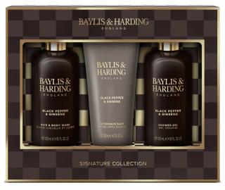 Baylis & Harding Black Pepper & Ginseng - sada na starostlivosť o telo, 3 ks
