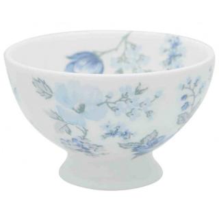 GreenGate porcelánová miska na nožke Donna Blue, 1 ks