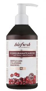 Jemný šampón na objem vlasov s panthenolom a B5 Pomegranate & Rose 250ml