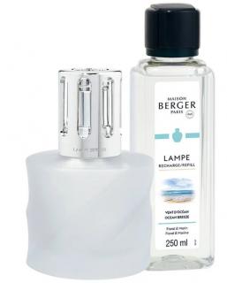 MAISON BERGER PARIS Katalytická lampy Spirale + náplň Ocean breeze (vôňa oceánu) 250 ml srienistá