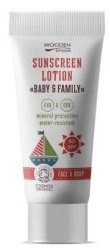 Minerálny opaľovací krém na telo a tvár Baby & Family SPF50 Wooden Spoon 10ml vzorka