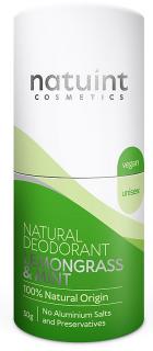Natuint Krémový dezodorant citrónová tráva a mäta , 30g