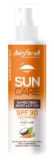 Opaľovacie telové mlieko SPF 30 s pumpičkou Biofresh Sun Care 200ml
