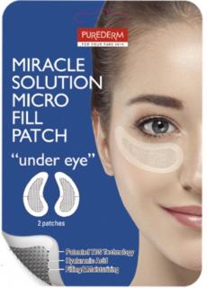 Purederm Miracle solution Zázračné náplasti s ihličkami pod oči s kyselinou hyalurónovou 2 ks
