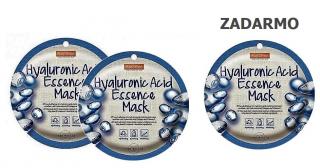 Purederm Pleťová buničitá maska s kyselinou hyaluronovou, AKCIA 2 + 1 ZADARMO, 3 ks