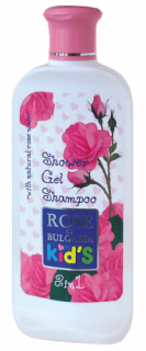 Šampón a sprchový gél pre deti z ružovej vody Rose of Bulgaria 200 ml