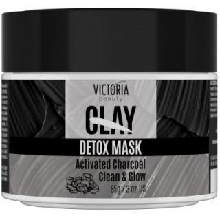 Victoria beauty CLAY DETOX Ílová čistiaca pleťová maska s aktívnym uhlím 85 g