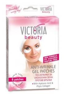 Victoria Beauty Gélové náplasti na očné okolie s kolagénom, 6 ks