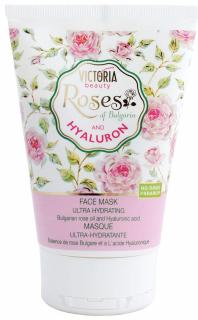 Victoria Beauty Roses and hyaluron Hydratační pleťová maska s kyselinou hyaluronovou 100 ml