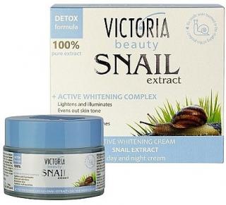 Victoria Beauty Snail Extract  Intenzívny bieliaci hydratačný krém so slimačím extraktom, 50ml