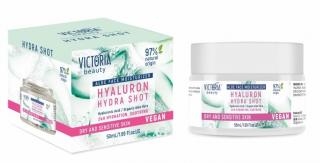 Victoria beauty Vegan Hyaluron hydra shot Hydratačný krém s Aloe Vera a kyselinou hyaluronovou pre citlivú pokožku 50 mL