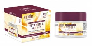 Victoria beauty Vegan Vitamín C AGE PRO Nočný hydratačný krém s vitamínom C 50 ml
