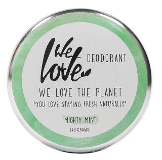 We Love the Planet Prírodný krémový deodorant  Mighty Mint  48g