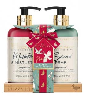 Winter Wonderland - sada starostlivosti o ruky, 2 ks vianočná darčeková sada obsahujúca tekuté mydlo a hydratačné mlieko, 2x300 ml
